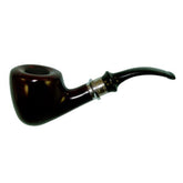 Pulsar Shire Pipes Half Bent Dublin Cherry Wood Tobacco Pipe - 5.5" - Discreet Smoker